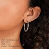 EManco Stainless Steel Plated 18K Gold Plated Twist Hoop Earrings  Women Simple Ear Ring Hypoallergenic Jewelry Dropshipping