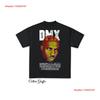 Dmx T-shirt Vintage Rap Hip Hop Cotone Nero Vintage Elasticizzato Versatile Top Per L'Uso Quotidiano Abbigliamento Firmato Leggermente