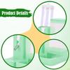 Hamster Water Bottle 2 In 1 with Food Container Leekproof Small Pet Supplies for Gerbils