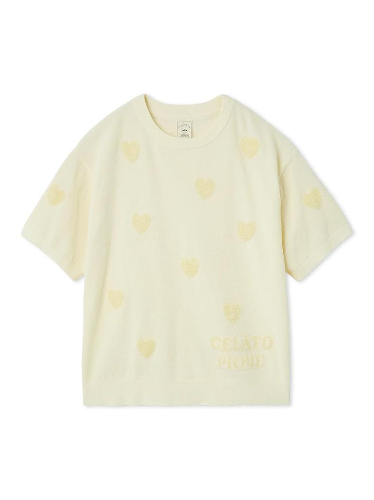 Gelato Pique Heart JQD Pullover PWNT252056 YEL F Women's