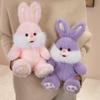 30cm Cute Rabbit Plush Toys Soft Stuffed Cartoon Animal Doll Kawaii Sitting Rabbit Toy Pillow for Birthday Gifts