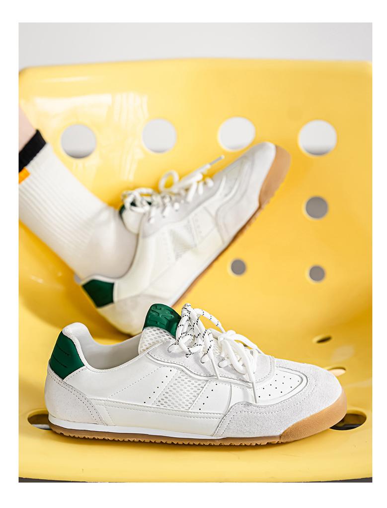 Spring New Shoes for Men Casual Sport Shoes Breathable Mesh Flat Skateboard Shoes Youth Fashion Sneaker