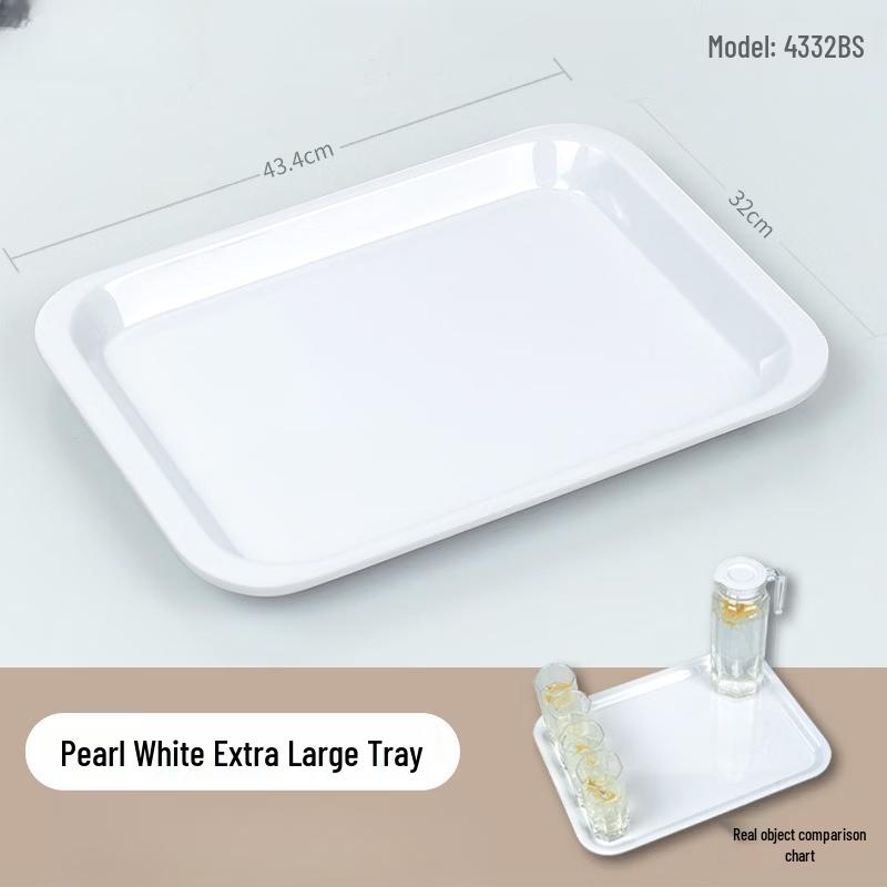 

Lantuan Commercial Rectangular Plastic Tray