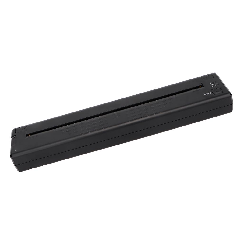 1200mAh Wireless Thermal Transfer Printer Mini Portable Bluetooth USB Thermal Transfer Copier for Phone PC Black