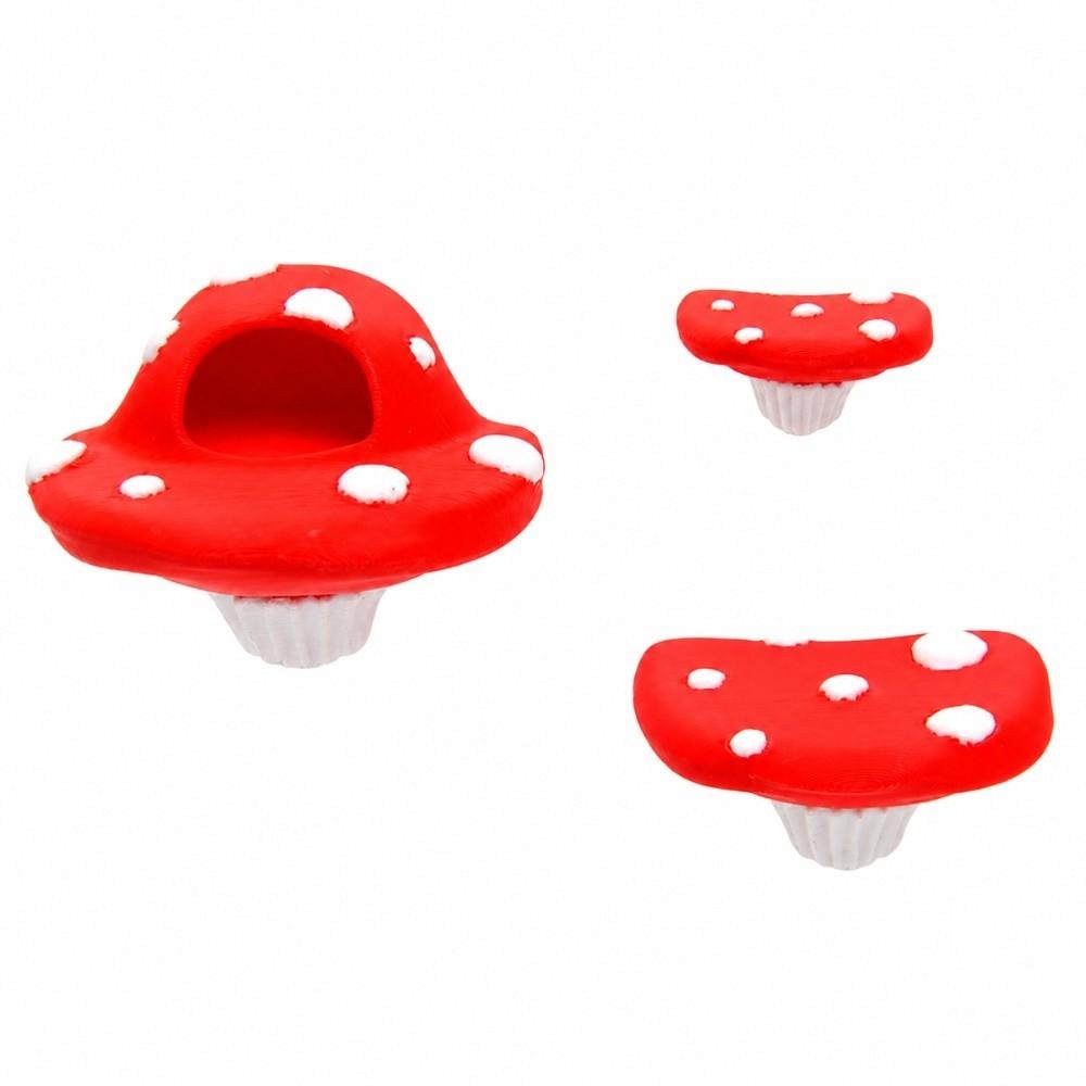 Magnetic Jumping Spider Platform Mushroom-shaped Climbing Ladder for Spider Terrarium Vivarium