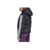 Adidas Loose Fit Hooded Long Sleeve Down Jacket Women Outerwear Black JW3429