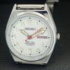 VINTAGE SEIKO AUTOMATIC 6309A REFURBISHED JAPAN MENS WHITE DIAL WATCH a442673-1