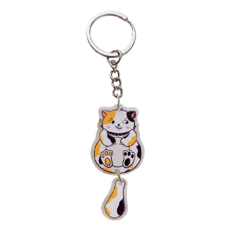 Eye Catching Acrylic Cat Keychain Functional Keyring Phones and Keys Decoration Great for Gifting To Friend and Family