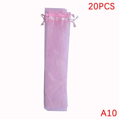 20 Stück Faltfächer-Beutel Kordelzug Organza-Beutel Faltfächer-Tasche für Outdoor-Hochzeitsparty Gastgeschenk-Taschen