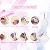 Diy Crafting Sublimation Blanks Double-sided Design Cosmetic Bag Earrings Keychain Set Beautiful Gifts