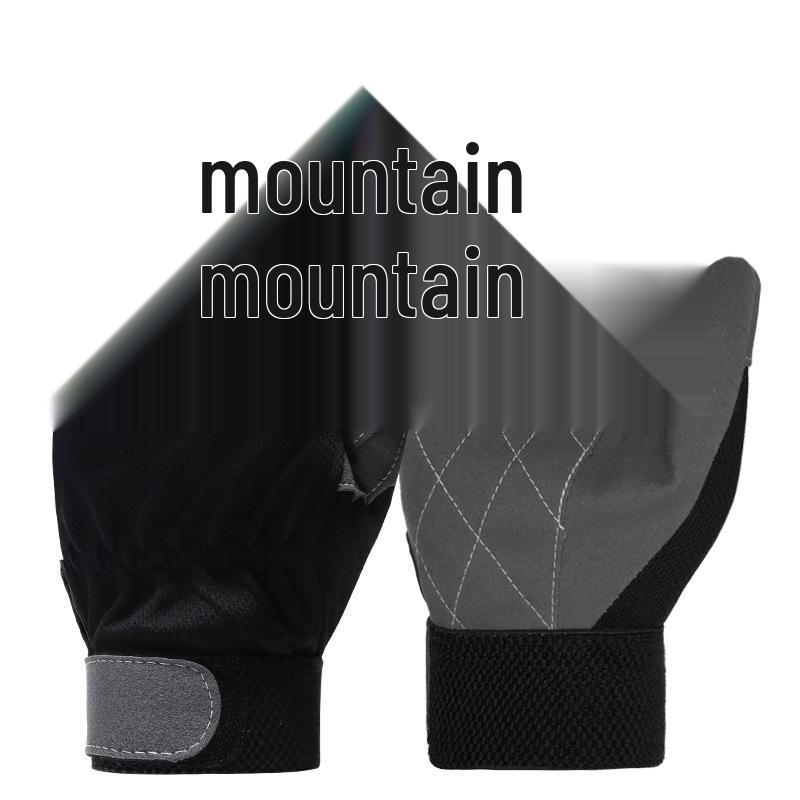 Rękawice wędkarskie i nurkowe odporne na przecięcia i poślizg, z regulowanym nadgarstkiem i ochroną z super włókna