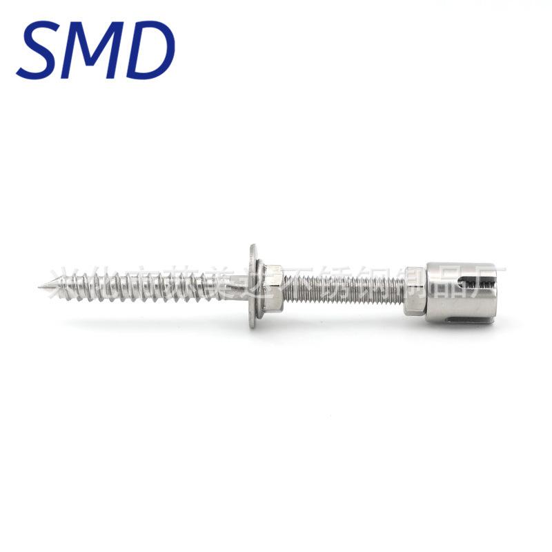 Stainless Steel 3mm Wire Rope Cross Clip for Plant Vine Climbing