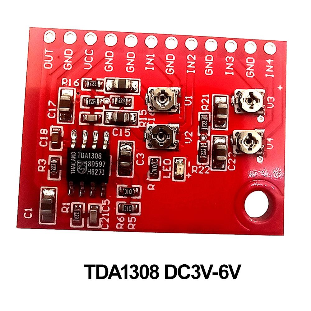

NE5532 TDA1308 2-Way Mono Audio Signal Input Mixing Board Mixer Mixed Module For Microphone Voice Sound