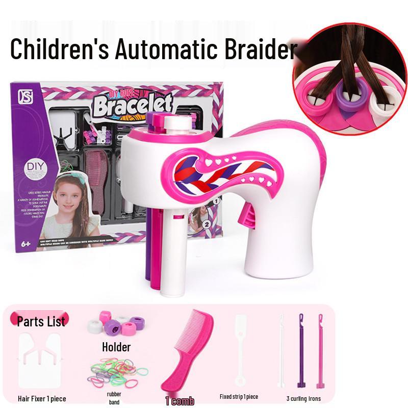 Magic Electric Hair Braider: Three-Strand Braiding Toy for Girls
