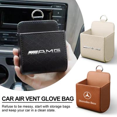 Car Air Outlet Storage Box Phone Glasses Organizer Car Goods For Mercedes Benz AMG GLE GLC W205 W206 W203 W204 W210 W212 GLA