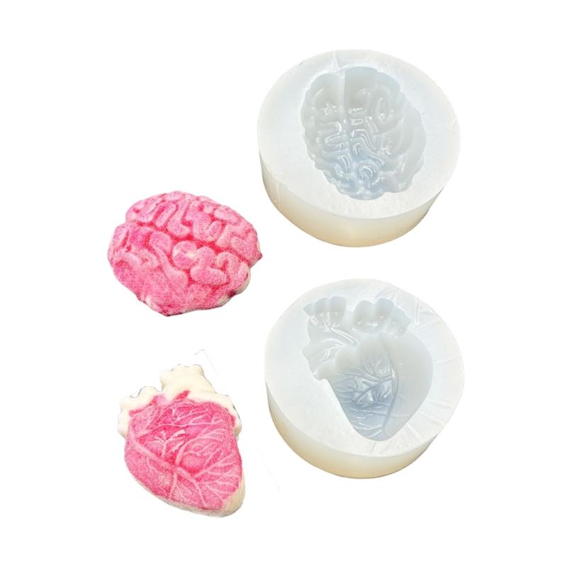 Realistic Brain/Organ Silicone Mold For Medicals Education Art Craft Professional Handmade Jewelry Making Mould
