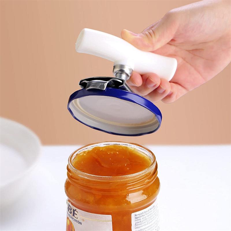 Stainless Steel Jar Opener Lids Adjustable Manual Can Bottle Opener Kitchen Accessories Can Opener for 3-9.5CM Kitchen Gadget