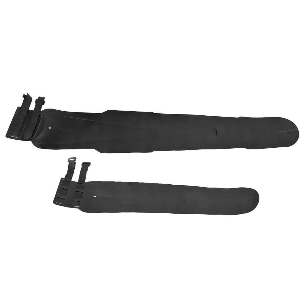 2pcs Bicycle Fenders PP Waterproof Rollable Bike Front Rear Mudguard for Folding Mountain Bike Rainy Day