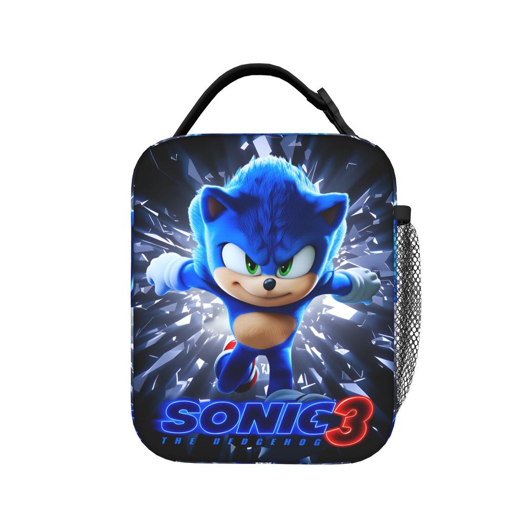 Sonices Cartoon Game Lunch Bag  Office Lunch Box For Child Fun Print Thermal Lunch Bags Waterproof Portable Cooler Bag