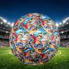 One Piece Print Size 5 Soccer Ball, PU Wear Resistant Football for Match Training and Daily Practice, Birthday Gift for Soccer Fans