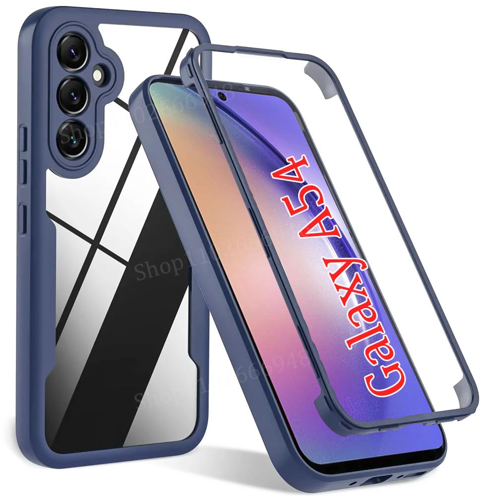 360 Full Coverage Phone Case For Samsung Galaxy A56 A54 A36 A55 A16 A15 A35 A25 A53 A51 A34 A33 A32 A24 A23 A22 A14 A13 5G Funda