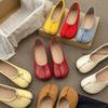 Fashion Japanese Style Tabi Ninja Shoes Women Cozy Leather Flats Split Hoof Toe Loafers Femme Mary Jeans Mocasines Ladies Ballerina Shoe