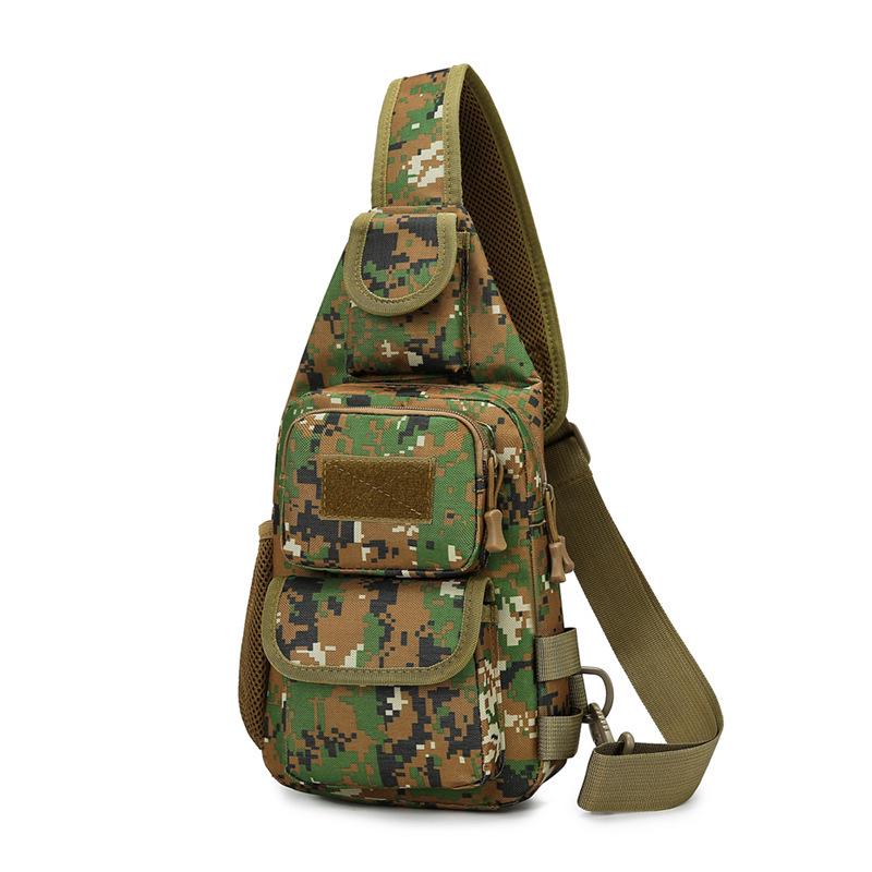 Outdoor Military Tactical Chest Bag, Multifunctional Crossbody Shoulder Bag for Men, Large Capacity Mountaineering Daypack