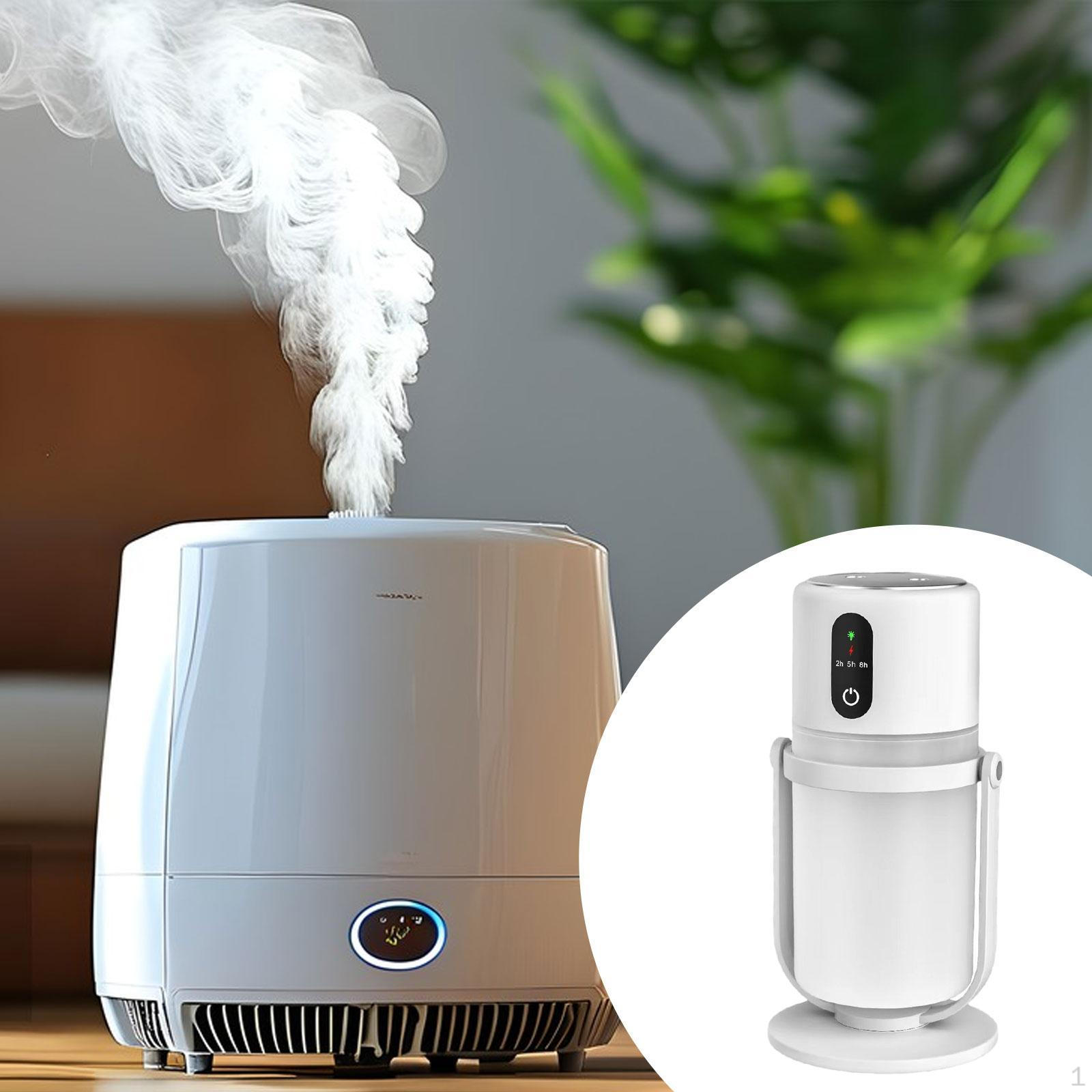 

Cold Mist Humidifier Timer Function Mini Air 360° Rotating Stand for Hotel Bedroom Study белый