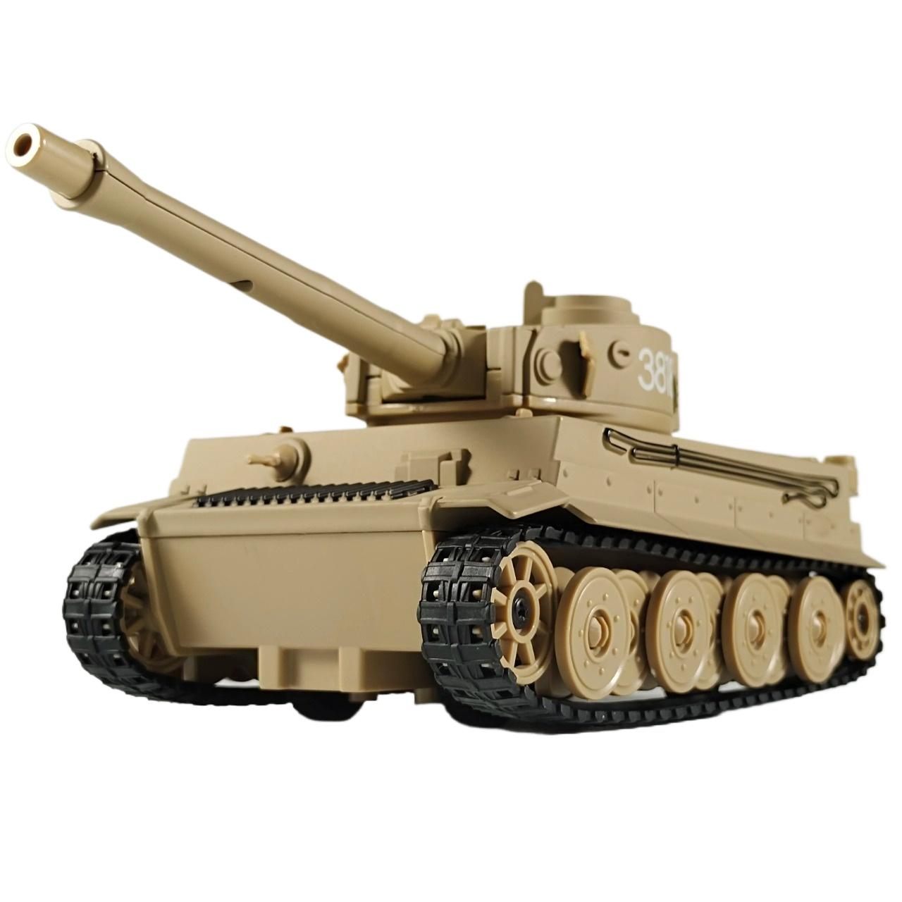 

Спрей 1/37 Масштаб Германия Panzer kampf wagen VI Ausf.E Tiger I Литая модель танка Звук и свет Детские игрушки Подарки Украшения для витрин жёлтый