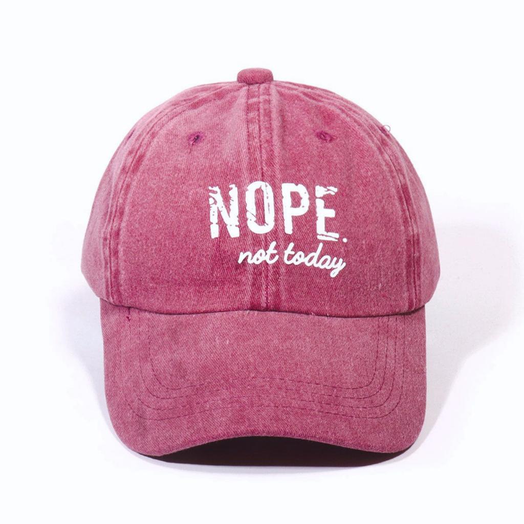 New Baseball Cap With Letter Print - Vintage Style - Suitable For Both Men And Women - Versatile Duckbill Hat