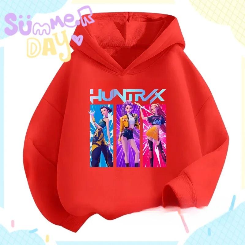 Bluzy Bluzy Dziewczęce Dziecięce Dziewczęce Kreskówkowe z Nadrukiem Bluza z Kapturem Moda Casualowa Bluza z Kapturem