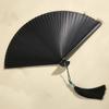 Small 1Pcs Dance Props Classical Handmade Folding Bamboo Fan Ornament Dance Fan Kimono Fan