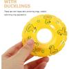 Gadpiparty 5Pcs Mini Swim Rings for Dollhouse - Inflatable Pool Float for Kids Dolls - Baby Pool Toys