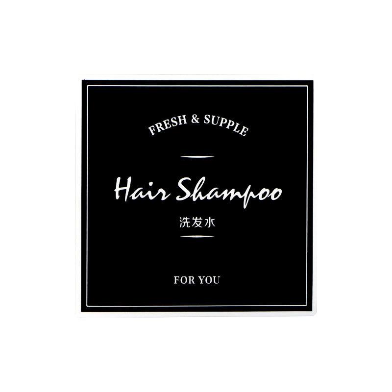1Pcs Soap Dispenser Waterproof Labels White Black Bathroom Jar Storage Label Shower Shampoo Lotion Conditioner Bottle Stickers