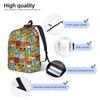 Pop Eeveelutions Eevee Casual Backpack Sports High School Hiking Travel Pokemoned  Daypack Laptop Computer Canvas Bags
