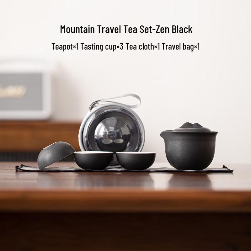 Portable Ceramic Travel Tea Set