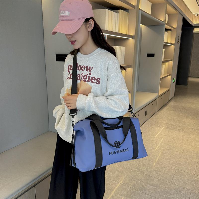 Winter new travel bag Oxford cloth large-capacity casual shoulder bag simple women's bag men's bag yoga bag