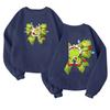 Children's Fashionable Lightweight Long-sleeved Round Neck Pullover With Pockets Printed Pullover