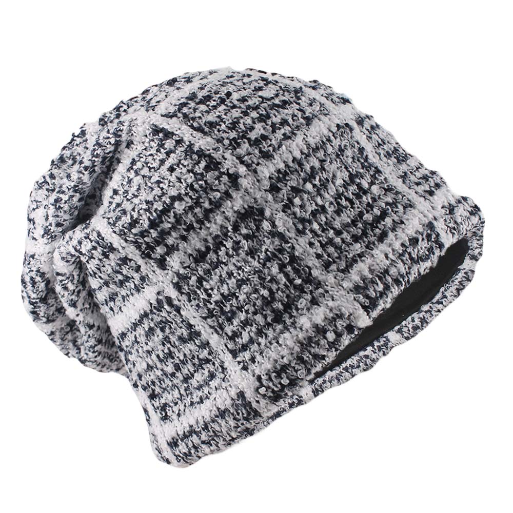Unisex Beanies New Fashion Spring Autumn Knitted Skullies Casual Outdoor Sport Adult Men Women Hat Plaid Soft Bonnet