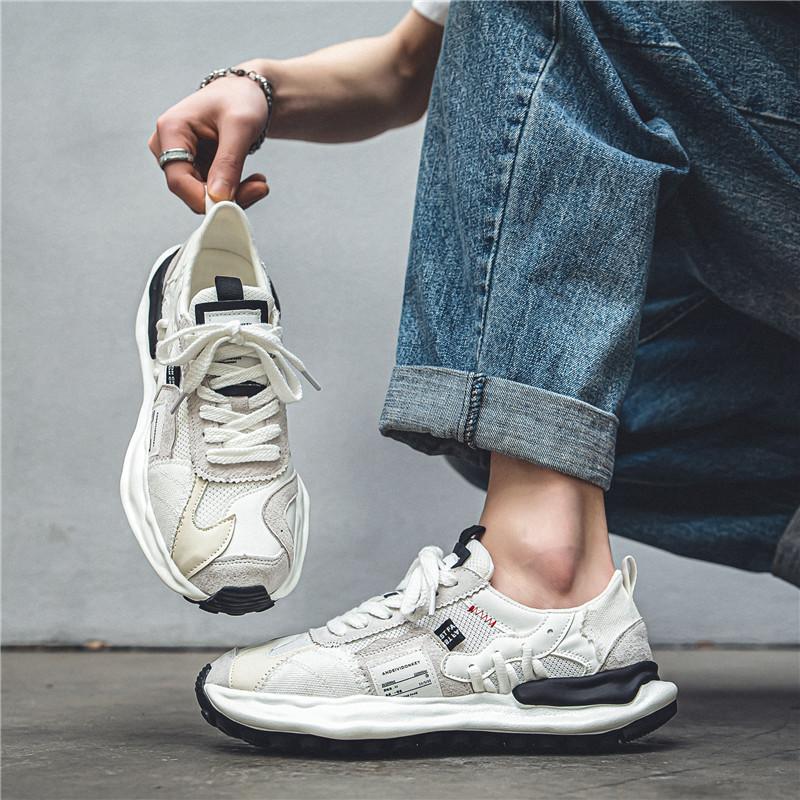 Men's shoes 2025 new summer trend versatile mesh breathable Forrest Gump shoes youth running non-slip sports tide shoes