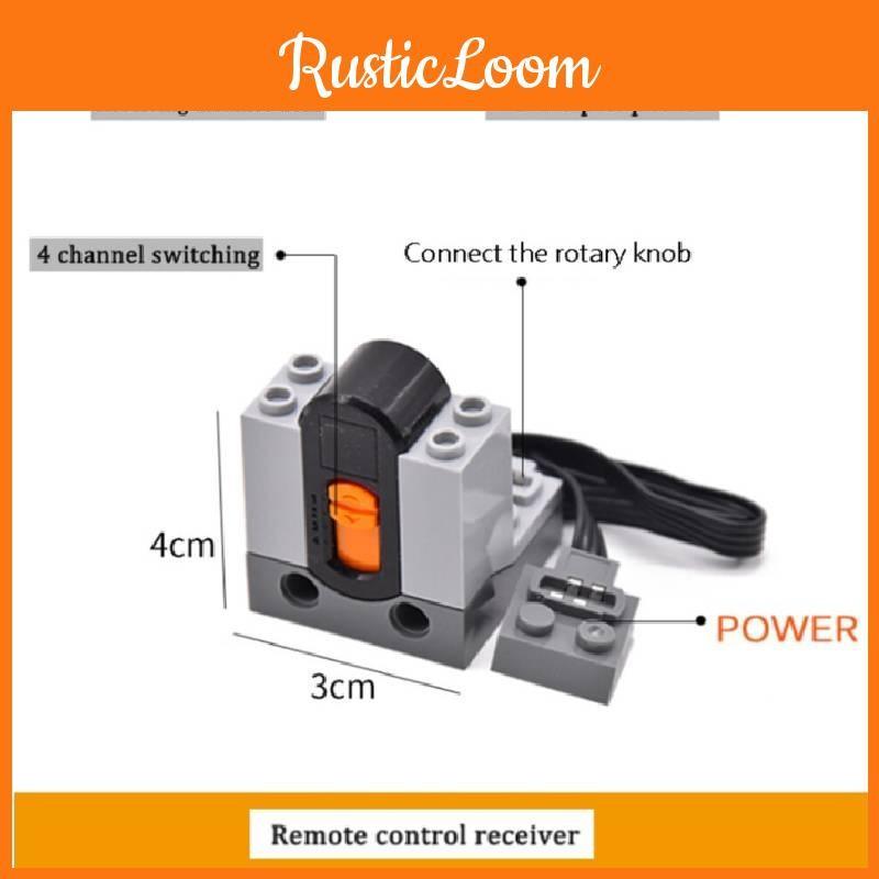 Blocks With Building Motor Module And Lithium Battery For Kids And Collectors