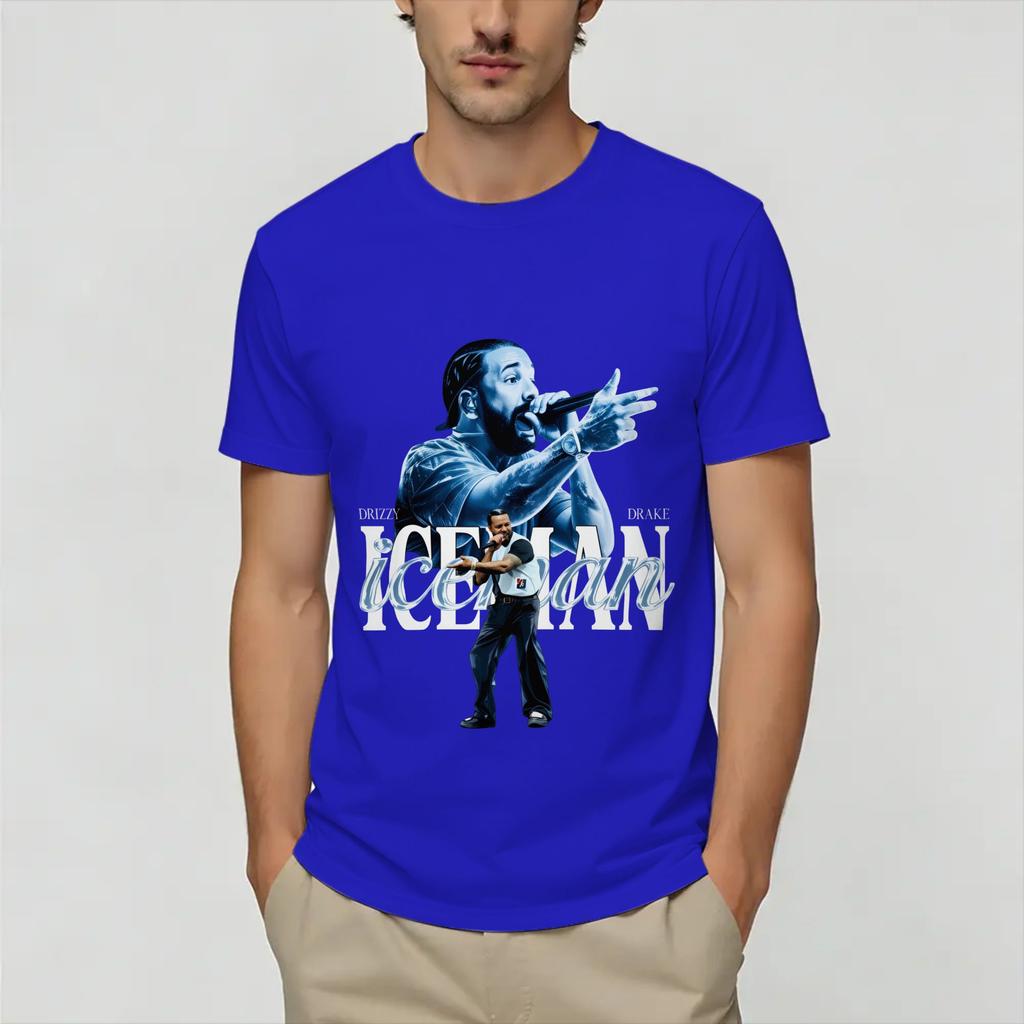 Amazing Drakes IceUnisex TShirts Unisex Round Collar 100 Cotton T Shirt Short Sleeve Tees Birthday Present Tops