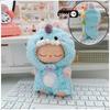 First, Second, and Third Generation Labubu Doll Clothes: 17cm Plush Onesie for 10cm Labubu Dolls, Cute Cartoon Design