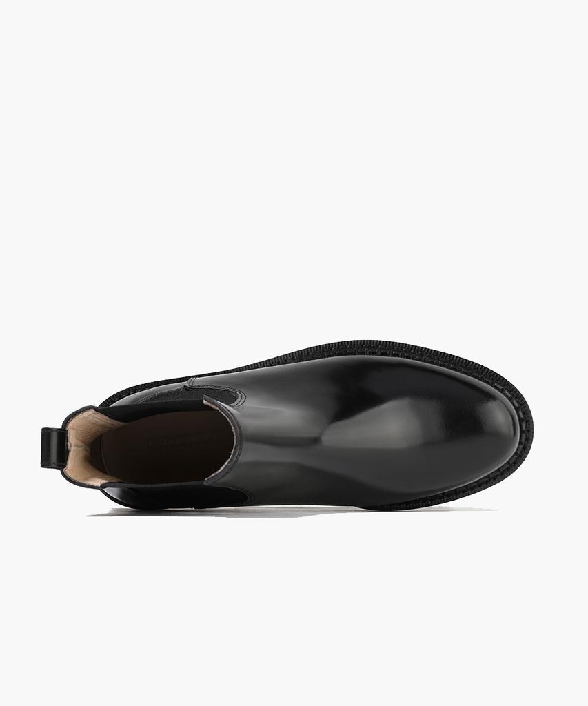Firenze Atelier [Vibram] Double Welt Rubber Sole Basic Chelsea Boots 9724 [Black Box]