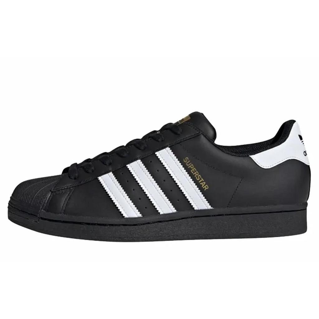 Adidas Originals SUPERSTAR Low top Skateboard Shoes Unisex Black White EG4959(Team990-)