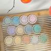 Creative Solid Color Epoxy Pearl Sequin Glitter Mobile Phone Airbag Holder Magnetic Desktop Support Lazy Ring