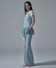 War For Woman Ws-08 Tiered Bustier Layered Dress_Sky