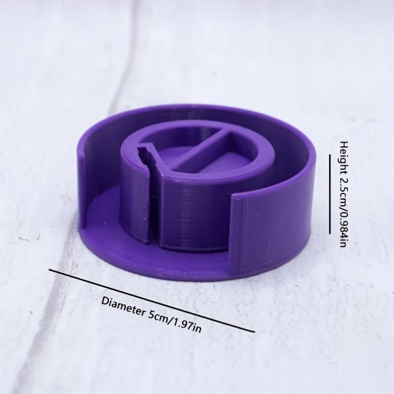 1pc Purple Plastic Sewing Stretch Tape Holder,Measuring Tape Storage Box,Organizer for Easy Access and Protection,Sewing Storage