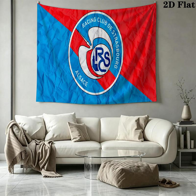 RC Strasbourg Wall Tapestry Aesthetic Wall Hanging Printed Fabric Blanket Decorative Tapestries for Bedroom Living Room Home Decor