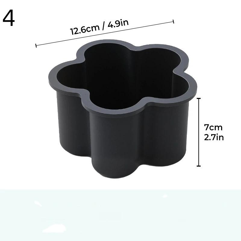 Silicone Mousse Cake Mold Flower Heart Star Shape Kitchen Baking Pudding Cup Chocolate Making Wedding Party Cake Dessert Mold